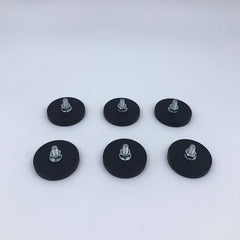 6pcs Neodymium Rubber Coated Magnets Suction Cups