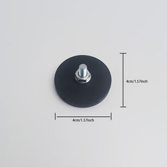 6pcs Neodymium Rubber Coated Magnets Suction Cups