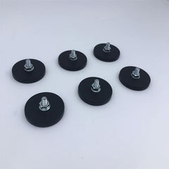 6pcs Neodymium Rubber Coated Magnets Suction Cups