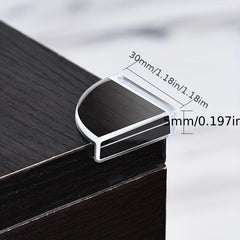 4pcs Transparent Table Corner Anti-collision Safety Soft Bag