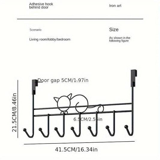 1pc Over the Door Hook for Easy Storage and Organization
