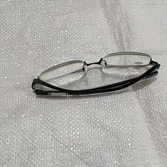 Men's Square Metal Frame Anti Reading Glasses Business Presbyopic 100-400