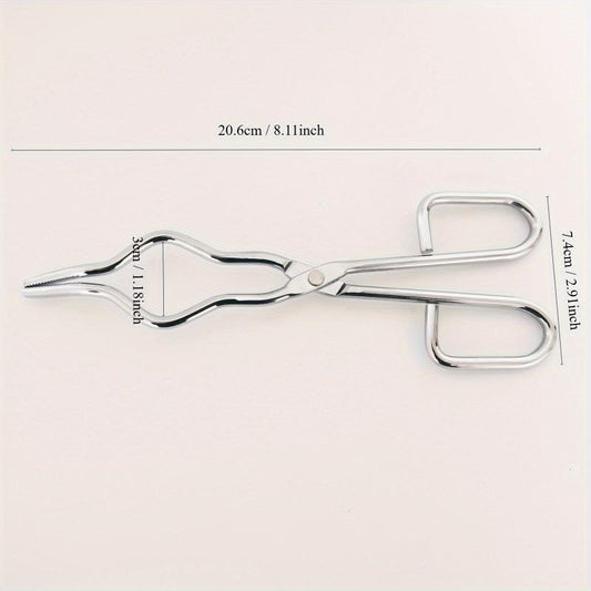 Crucible Tongs Pliers for Melting Stove Clamp Graphite Quartz Crucibles