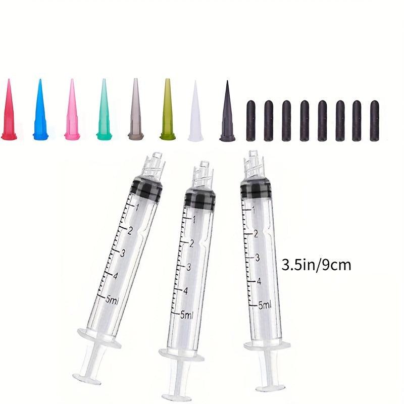 Plastic Industrial Syringes w/ Sealed Measurements for Measuring Liquids in Labs