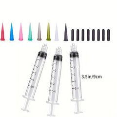 Plastic Industrial Syringes w/ Sealed Measurements for Measuring Liquids in Labs