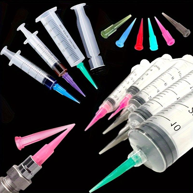 Plastic Industrial Syringes w/ Sealed Measurements for Measuring Liquids in Labs