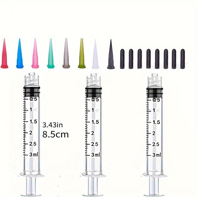 Plastic Industrial Syringes w/ Sealed Measurements for Measuring Liquids in Labs