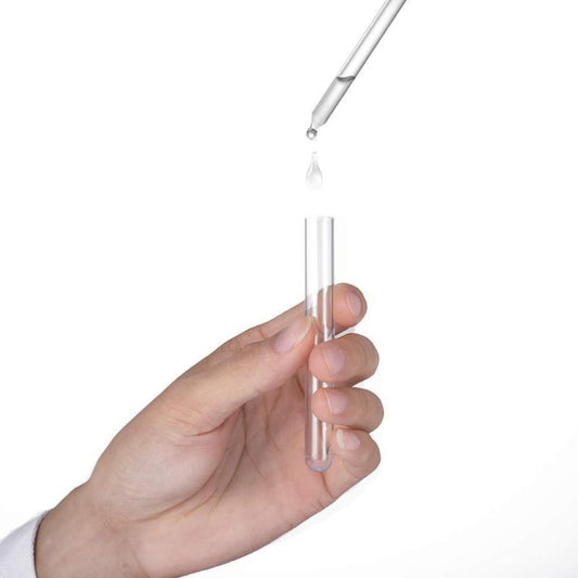 50pcs 12x100mm Clear Plastic Test Tubes With Caps 8ml Capacity