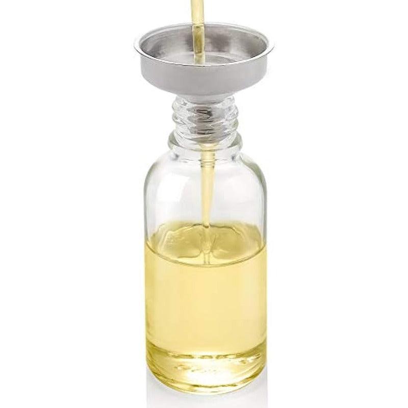 3pcs Amber Glass Dropper Bottles Essential Oils Empty Container Jar Holder