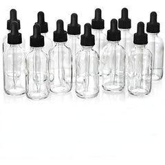 3pcs Amber Glass Dropper Bottles Essential Oils Empty Container Jar Holder