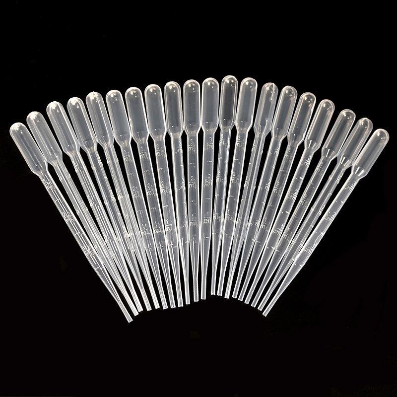 100Pcs 3ml Plastic Transfer Pipettes Disposable Eye Dropper