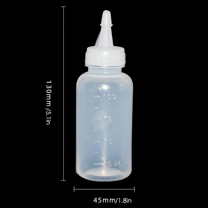 3pcs 100ml Squeeze Bottle Painting Pigment Packaging