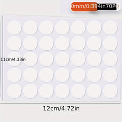 Reusable Transparent Nano Acrylic Double sided Tape High Viscosity Round Tape
