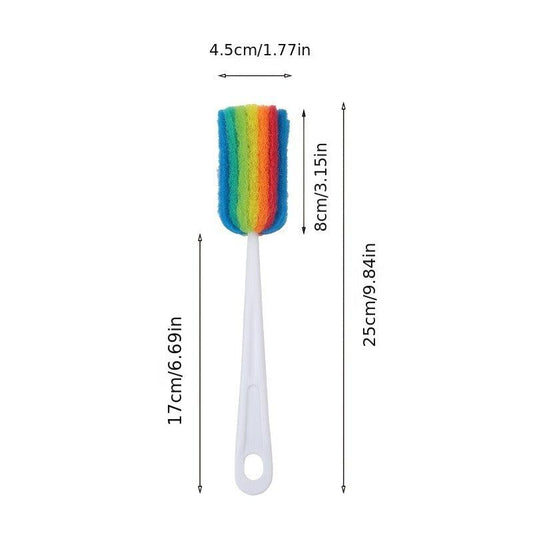Bottle Brush Tumblers Cleaning Brushes with Grip for Shaker Bottle Coffee Mug
