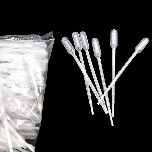 100pcs 2ml Disposable Transfer Pipettes - Science Lab DIY Art