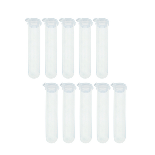 10pcs Plastic Storage Bottle Centrifuge Test Tube Sewing Needle Cartridge Tube