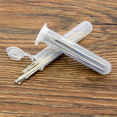 10pcs Plastic Storage Bottle Centrifuge Test Tube Sewing Needle Cartridge Tube
