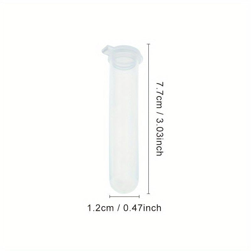 10pcs Plastic Storage Bottle Centrifuge Test Tube Sewing Needle Cartridge Tube