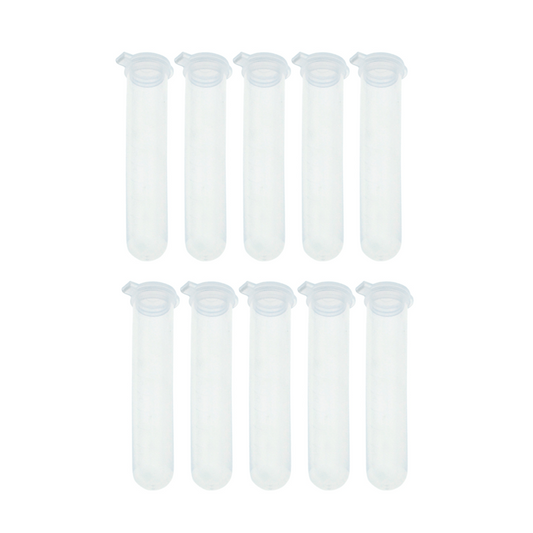 10pcs Plastic Storage Bottle Centrifuge Test Tube Sewing Needle Cartridge Tube