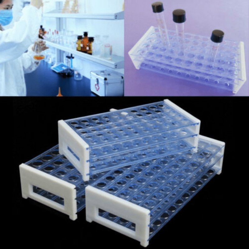 Plastic Test Tube Stand Rack for 13 16 18MM Test Tubes 40 50 Hole