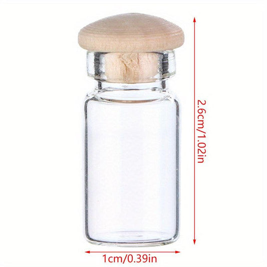 Mini Transparent Jar Model Lab Kitchen Toy