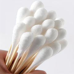 Long Cotton Swabs With Wooden Handles 19 Pack