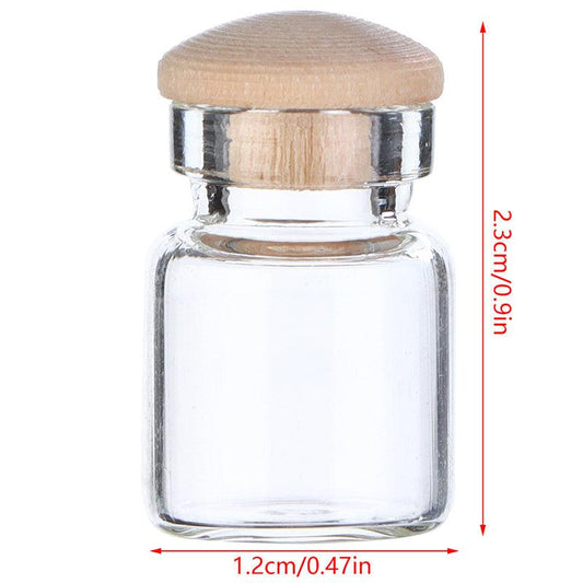 Mini Transparent Candy Food Jar Model Kitchen Accessories Dress up Toys