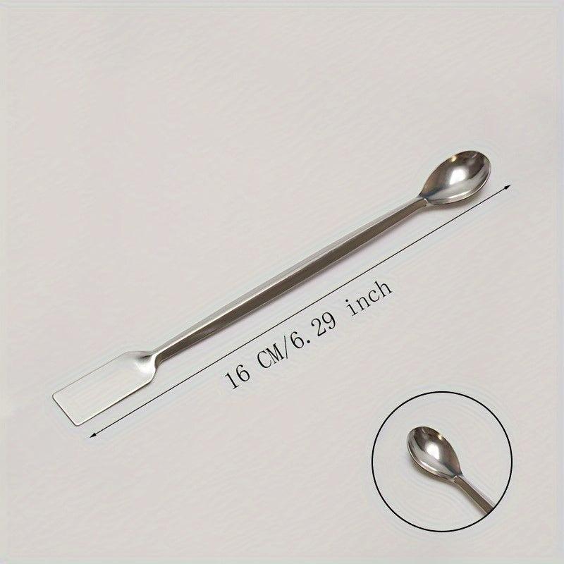 Stainless Steel Double Headed Medicine Spoon