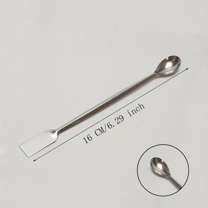 Stainless Steel Double Headed Medicine Spoon