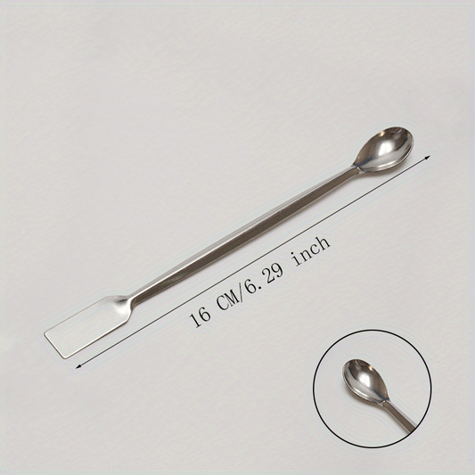 Stainless Steel Double Headed Medicine Spoon