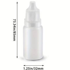 30ml Dropper Bottles with Colourful Safety Lids