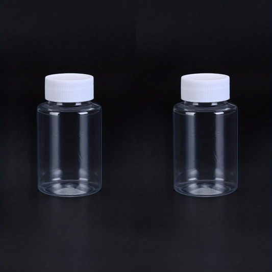 Plastic Reagent Packing Bottle 20-100ml PET Clear Empty Seal Bottles