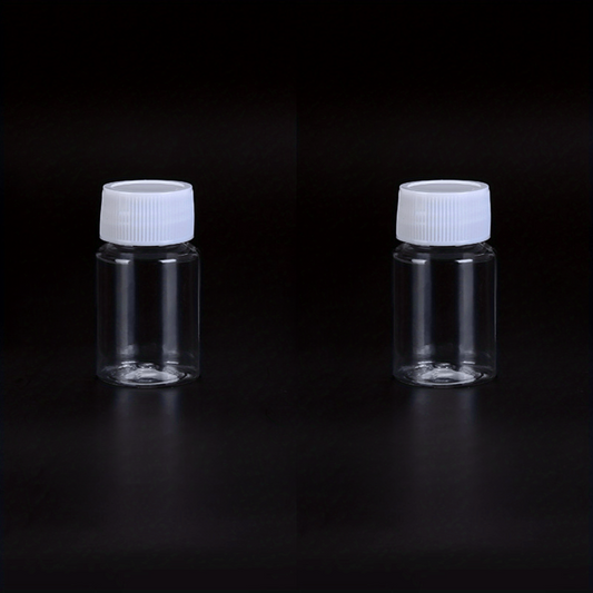 Plastic Reagent Packing Bottle 20-100ml PET Clear Empty Seal Bottles