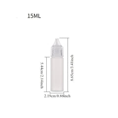 10ml-50ml Needle Tip Squeezable Liquid Plastic Bottle