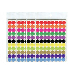 880pcs Round Spot Circles Sealing Stiker Paper Labels Coloured Dot Stickers