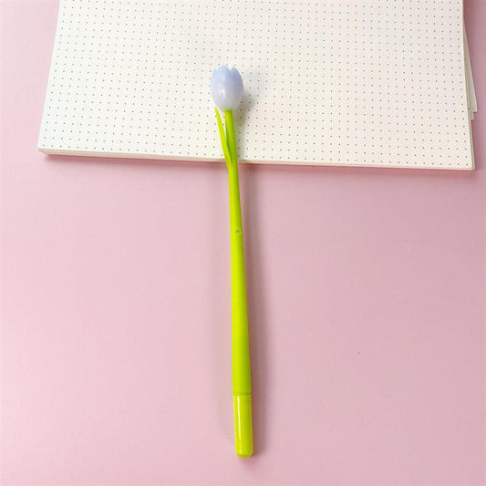 Encounter Tulip Silicone Neutral Pen Small Fresh Office 0.5 Signature Pen