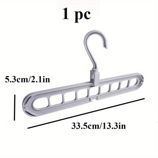 Space Saving Hole Clothes Hanger for Home Dorm and Travel