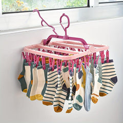 Multi-Functional Plastic Clothes Hangers for Indoor Balconies
