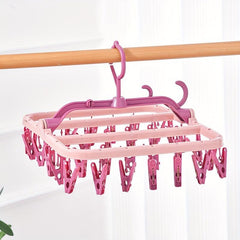 Multi-Functional Plastic Clothes Hangers for Indoor Balconies