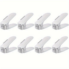 Adjustable Shoe Slot Organizer Double Layer Shoe Rack Space Saving Shoe Holder