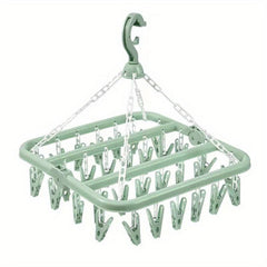 Indoor Balcony Plastic Clothes Rack for Home Socks Drying
