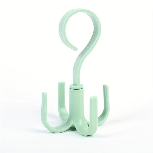 360u00b0 Rotatable 4 Claw Hanger Wardrobe Bag Tie Drying Rack