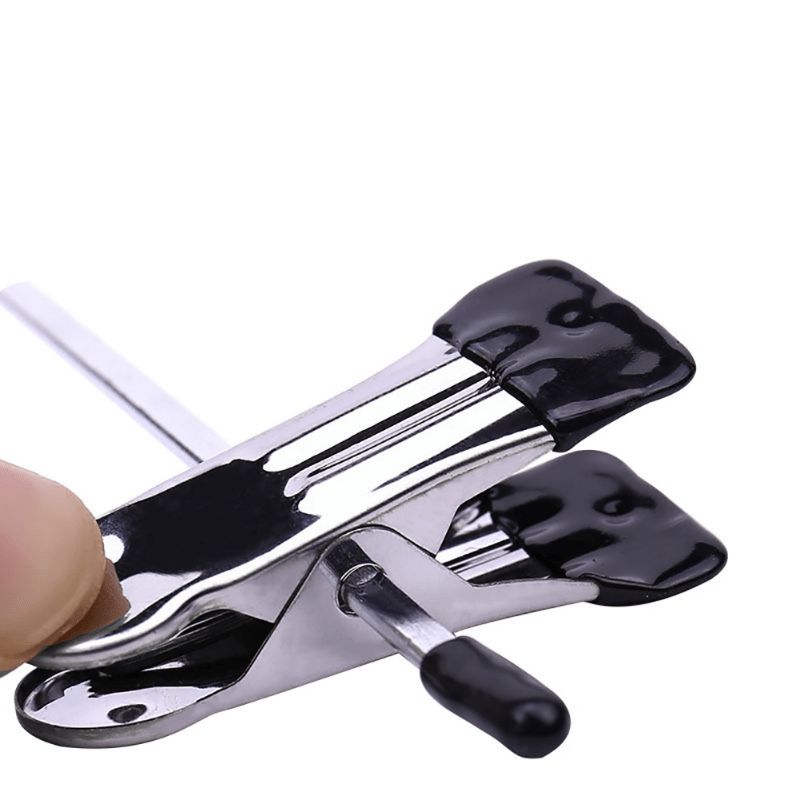 20pcs Stainless Steel Trousers Rack Clip Anti Slip Clothespin Clothes Hanger