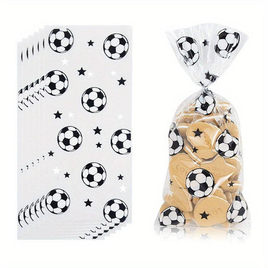 Soccer Pattern Gift Bags for Birthday Party Favors