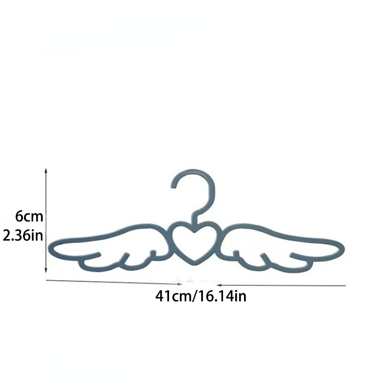 5pcs Angel Wings Clothes Hanger Wardrobe Organizer For Clothes
