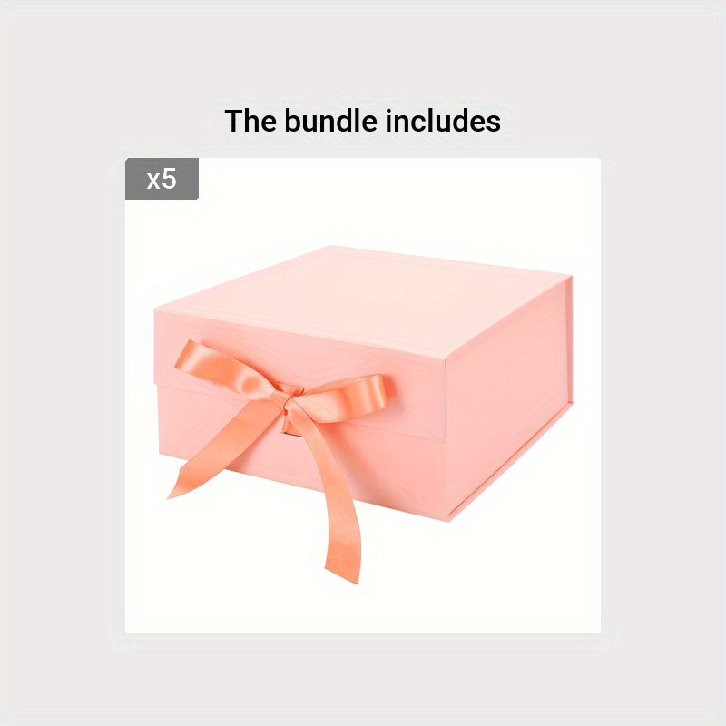 Elegant Pink Gift Box 32x20x10cm for Christmas, Mother's, Bridal, Weddings