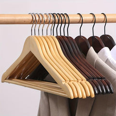 Solid Wood Hanger No Trace Anti-slip Hanger Anti Shoulder Drum Bag Hanger