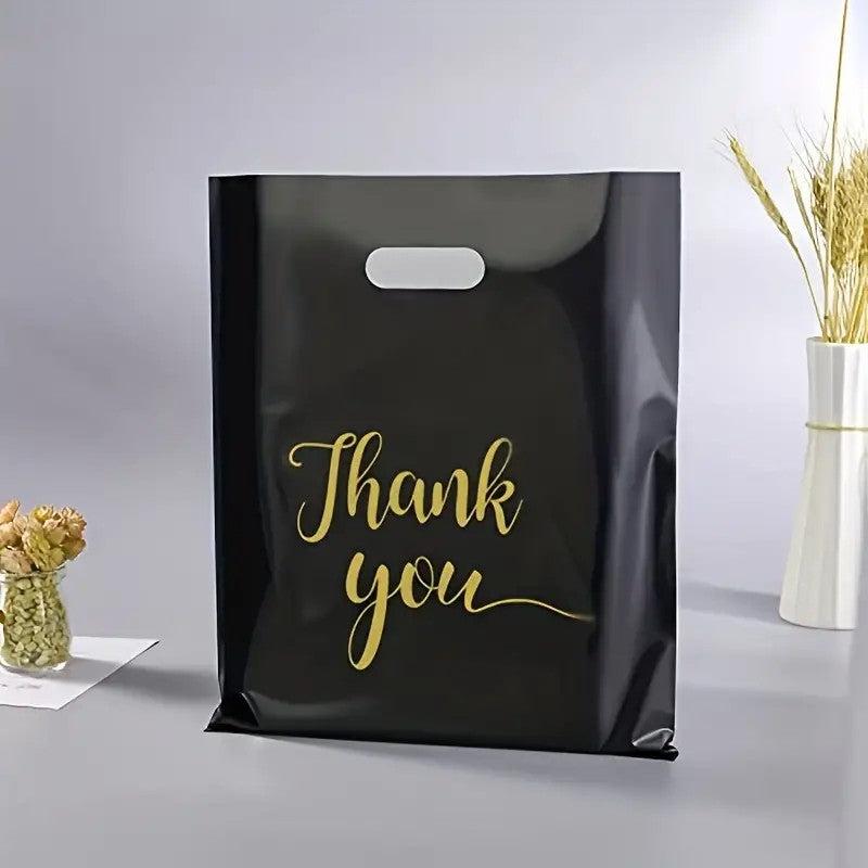 100 Thank You Merchandise Bags Retail Shopping Bag