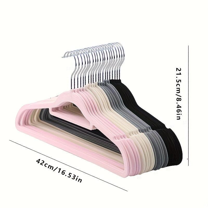 Non-slip Flocking Hangers Prevent Shoulder Bulges