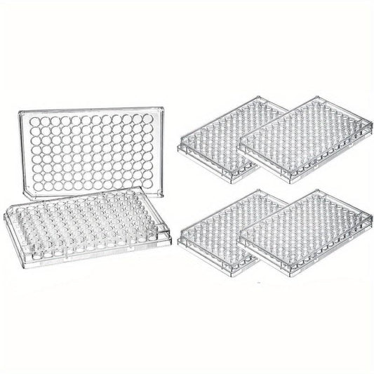96-Well Flat Bottom Tissue Culture Plate Clear Petri Dish Lab
